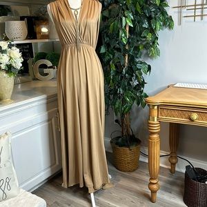 Brown formal dress